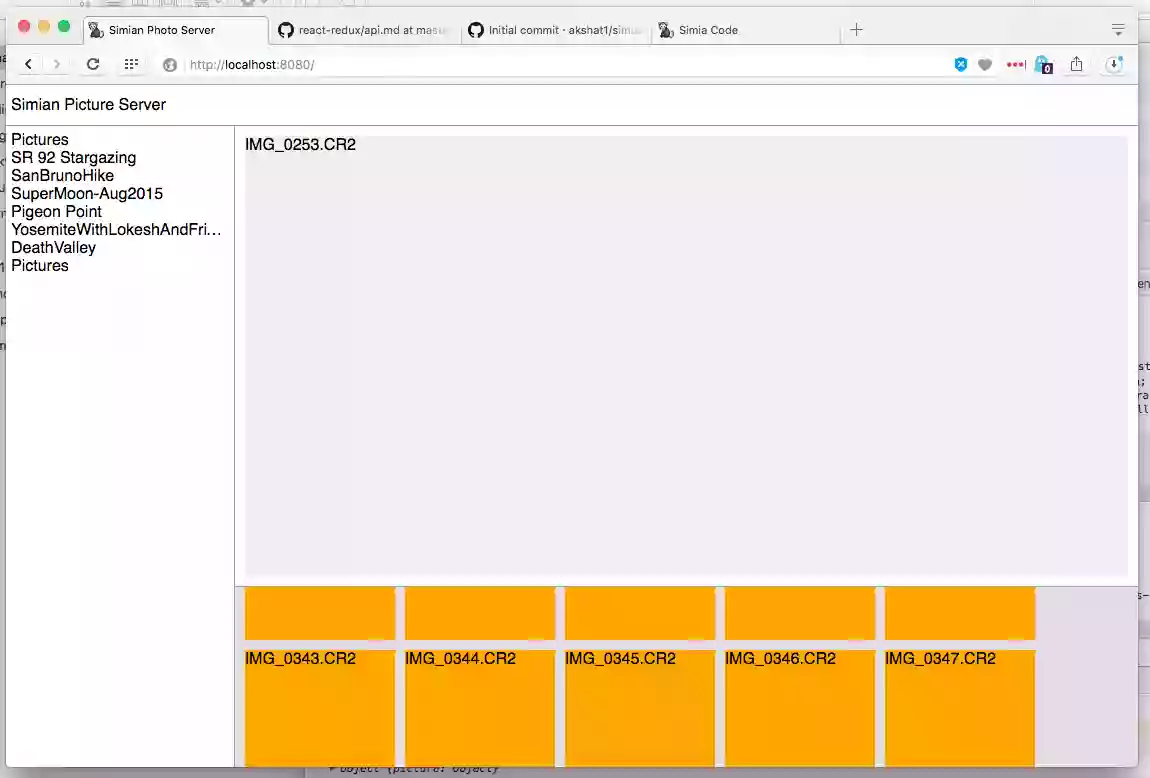 Screenshot of SPS gallery view being designed.